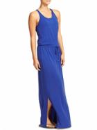 Athleta Womens Cressida Dress Size L Tall - Cerulean Blue