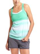 Athleta Womens Stride Crunch And Punch Tank Size L Tall - Mint Green