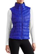 Athleta Womens Downalicious Deluxe Vest Size 1x Plus - Capri Blue