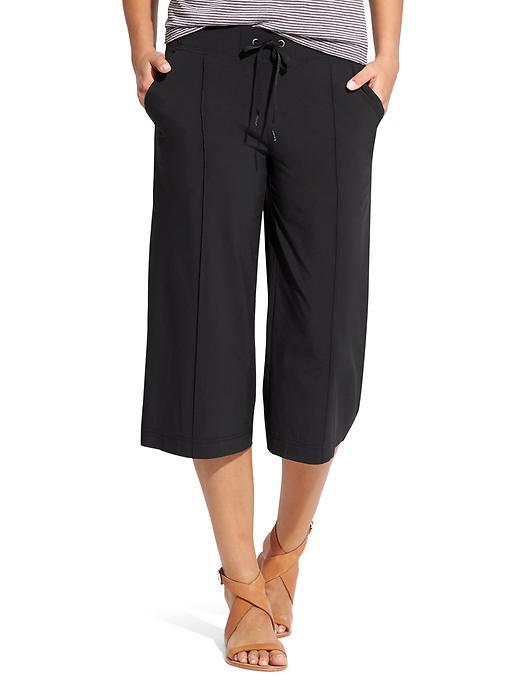 Athleta Womens Crosstown Culotte Size 0 - Black