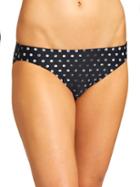 Athleta Womens Dot Medium Tide Bottom Size M - Black Dot