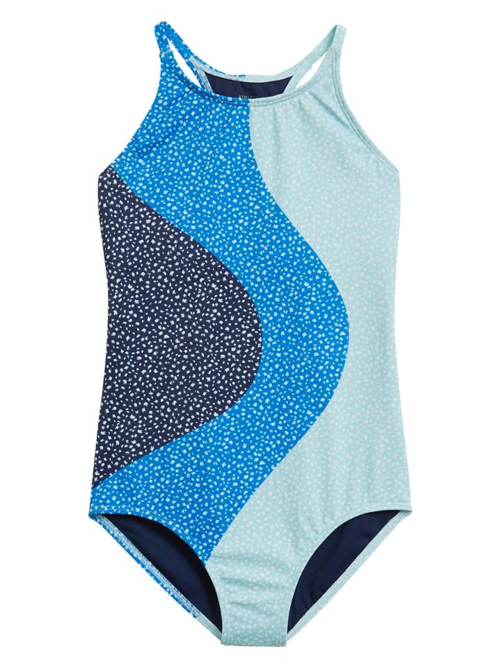 Athleta Girl Dot Brush One Piece
