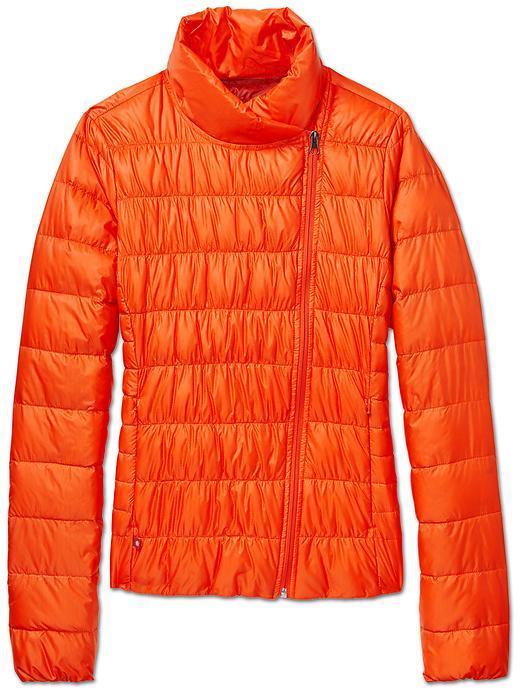 Athleta Downalicious Jacket - Pumpkin Orange/red Spice