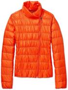 Athleta Downalicious Jacket - Pumpkin Orange/red Spice