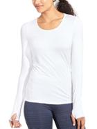 Athleta Womens Chi Top Size M Tall - Bright White