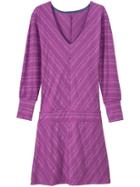 Athleta Womens Sparklelust Stripe Dress Size Xxs - Light Sparkling Purple