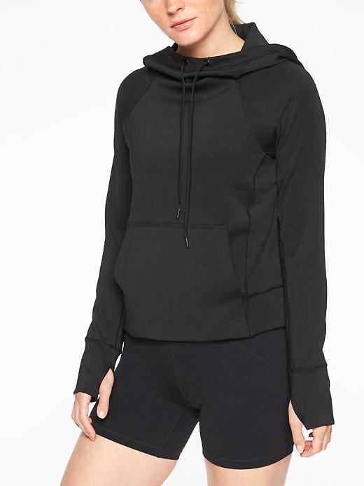 Athleta Womens Stadium Hoodie Black Size Xxs