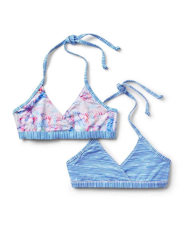 Athleta Girl High Tide Reversible Bikini Top
