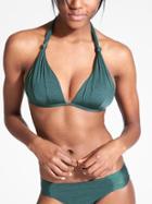 Athleta Womens Aqualuxe Halter Bikini Size S - Summer Opal