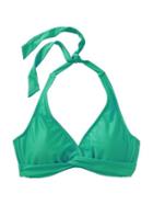 Athleta Womens Tara Halter Bikini Size 36b/c - Peridot Green