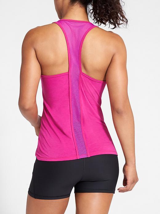 Athleta Womens Airy Essence Tank Size L Tall - Electric Fuchsia