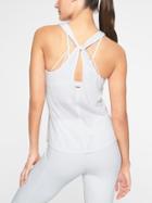 Athleta Womens Essence Cross Back Tank Bright White Size S