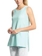 Athleta Womens Side Split Tank Size L - Blue Tint