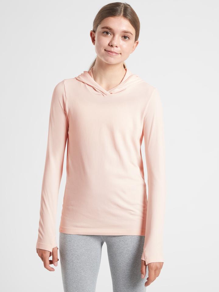 Athleta Girl Power Up Hooded Top
