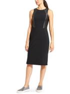 Athleta Womens Ponte Night On The Town Dress Size L - Black