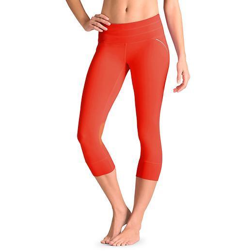 Athleta Relay Capri - Coral Sizzle
