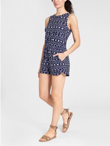 Sakura Crossback Romper Shortie