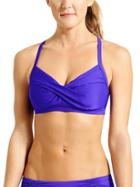 Athleta Womens Twister Bikini Size 32b/c - Powerful Blue
