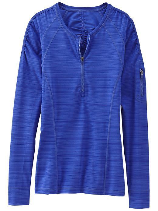 Athleta Womens Pacifica Upf Shirt Size L - Cerulean Blue