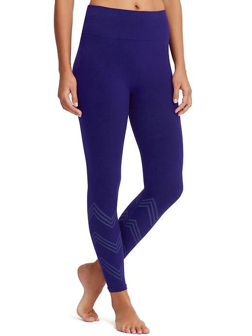 Athleta Womens Remarkawool Tight Size L - Navy Heather