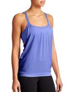 Athleta Womens Mesh Energize Tank Size L - Baja Blue