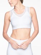 Athleta Womens Reverse Layering Crop White Size L