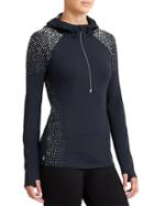 Athleta Womens Running Wild Hoodie 2.0 Dot Size L - Navy