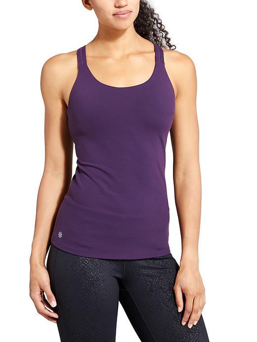 Athleta Womens Optimism Tank 2 Size L Tall - Purple Drama