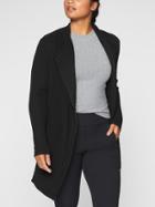 Athleta Womens Sentinel Sweater Coat Black Size M