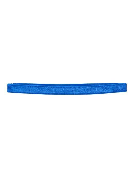 Athleta Womens Wide Satin Headband By Sparkly Soul True Blue Size One Size