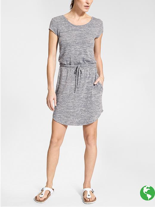 Athleta Womens Pose Dress Short Size L - Grey Marl