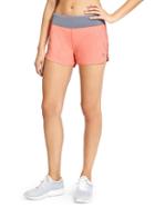 Athleta Womens Track This Run Short 3 Lotus Lady Neon/grey Heather Size Xl