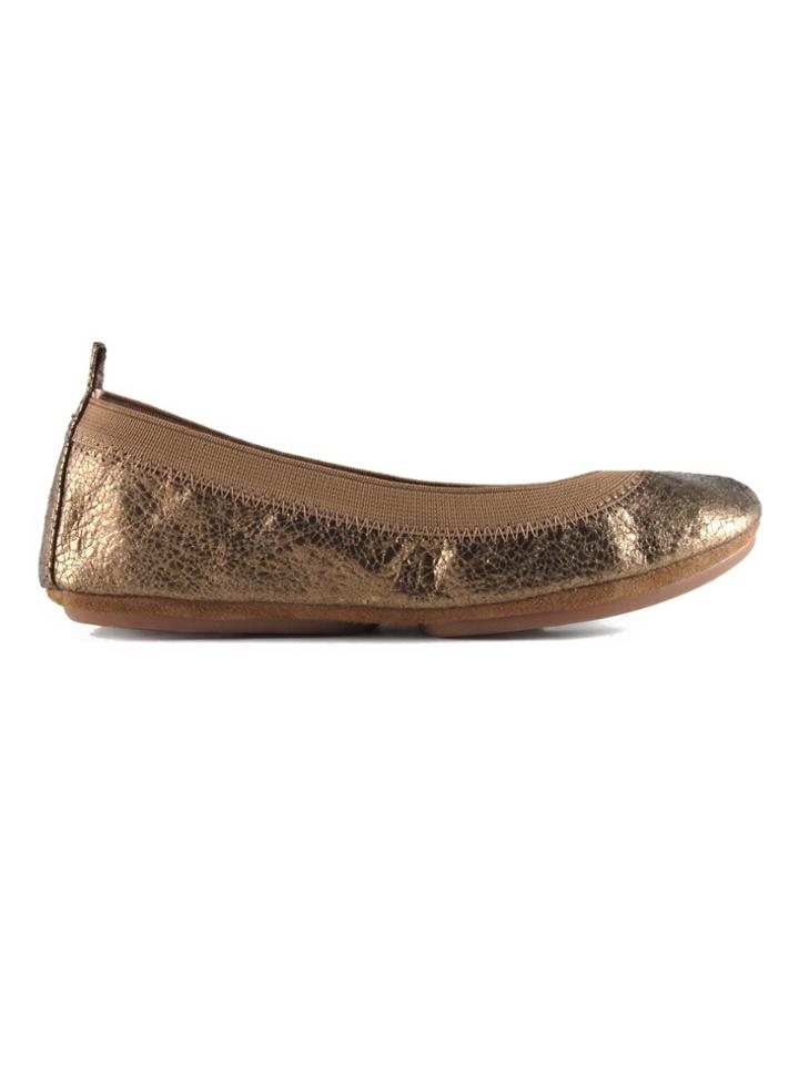 Samara Muted Metallic Ballet Flat By Yosi Samra
