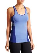 Athleta Womens Colorblock Accelerate Tank Size L - Sapphire/ Periwinkle
