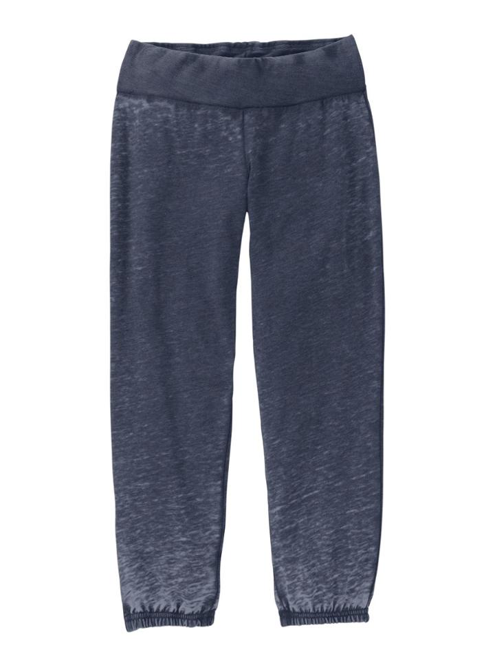 Burnout Crop Sweat Pant By Pink Lotus