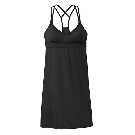 Athleta Coastline Swim Dress - Black