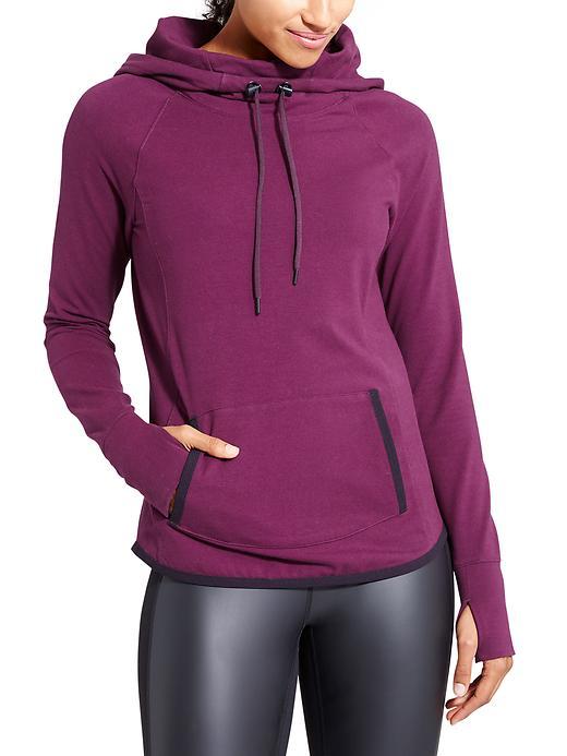 Athleta Womens Sentry Hoodie Sweatshirt Size L - California Plum
