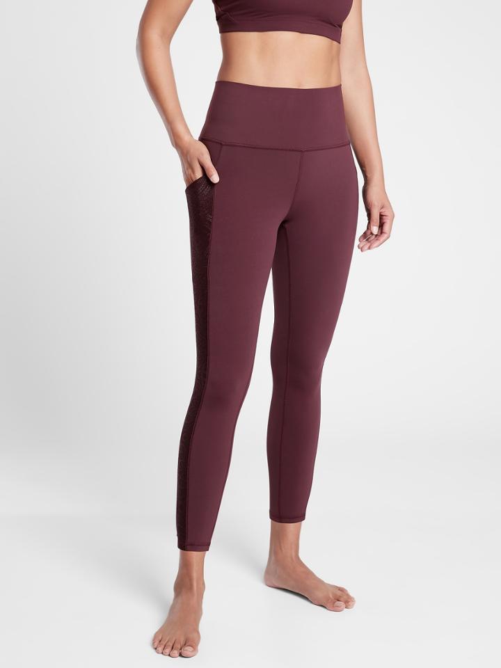 Salutation Stash Pocket Ii Lace 7/8 Leggings