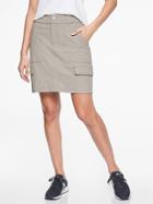 Athleta Womens Trekkie Skort Silver Grey Size 8