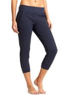 Athleta Womens Azur Capri Size L - Navy