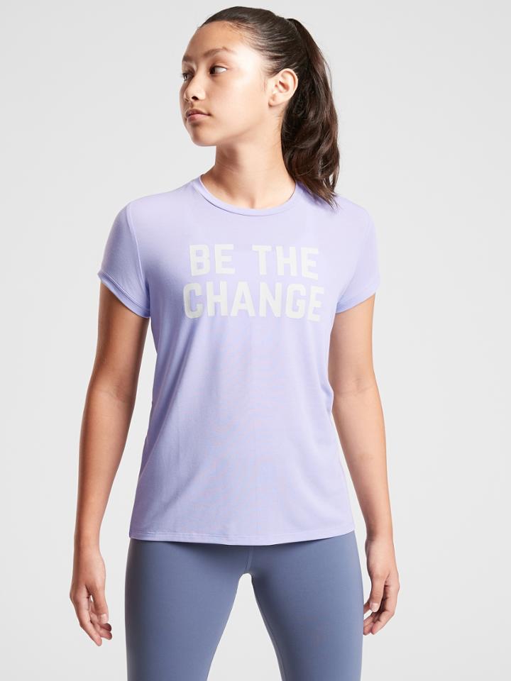 Athleta Girl Be The Change Tee