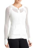 Athleta Womens Sunscape Sweater Size 1x Plus - Bright White