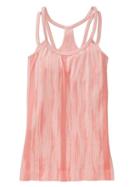 Athleta Womens Double Up Tie-dye Tank Size Xl - Pale Peach