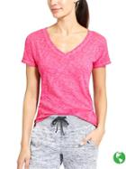 Athleta Womens Eco Wash Daily Tee 2.0 Size M - Fuchsia Leaders