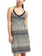 Athleta Womens Printed Restoration Dress Size L Tall - Black