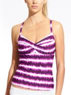 Athleta Womens Del Mar Twister Tankini Size 32b/c - Jazzy Purple