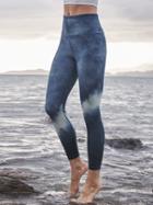 Elation Watercolor Stripe 7/8 Leggings