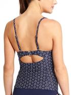 Athleta Womens Taza Kaimana Tankini Size 32b/c Tall - Dress Blue