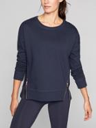 Athleta Womens Cityscape Sweatshirt Navy Size Xs