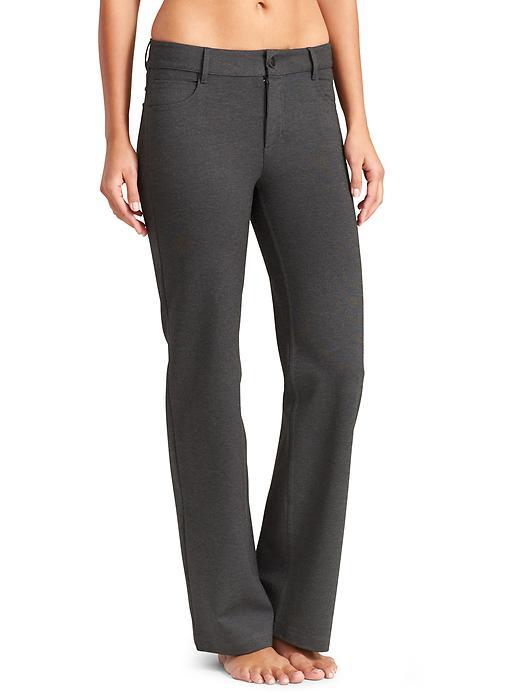 Athleta Womens Ponte Classic Pant Size 0 - Charcoal Heather